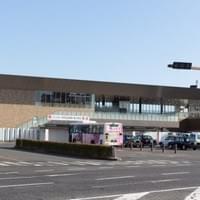 Here is the JR station and bus station in Central Iwakuni