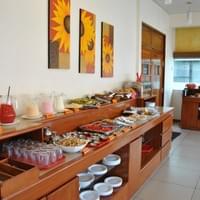 desayuno buffet, con vista panoramica, hotel gloria