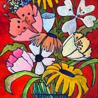 "Not a Red Flower" /SOLD "Not a Red Flower" /SOLD