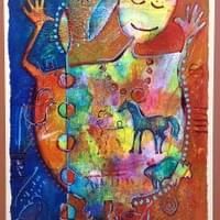 "Joy" watercolor "Joy" watercolor