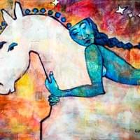 "Blue Lady G" / SOLD @ Salt Lake Community College "Blue Lady G" / SOLD @ Salt Lake Community College