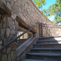 Natural Stone Stairwell Natural Stone Stairwell