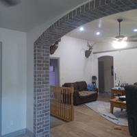 Interior Brick Archway Interior Brick Archway