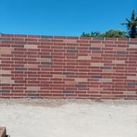 Red Brick Fence Design Red Brick Fence Design