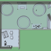 3D sketch up top view 3D sketch up top view