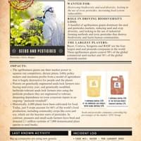 Seeds and Pesticides Seeds and Pesticides