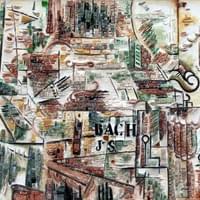 D’après Georges BRAQUE «Hommage à Jean-Sébastien BACH» -  61/46 cm D’après Georges BRAQUE «Hommage à Jean-Sébastien BACH» -  61/46 cm