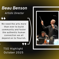 Temple Symphony Orchestra October 2025 Highlight- Dr. Beau Benson