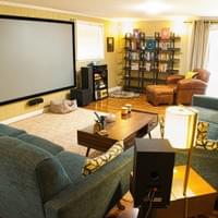 Entertainment room & seating Entertainment room & seating