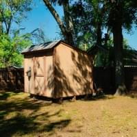 Backyard storage shed Backyard storage shed