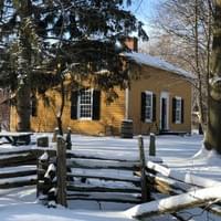 fresh snow at Bradley Museum, Mississauga, Ontario, Canada fresh snow at Bradley Museum, Mississauga, Ontario, Canada