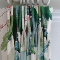 Chiff Chaff Design Double pleat heading curtain Chiff Chaff Design Double pleat heading curtain