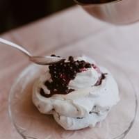 Blueberry Pavlova