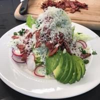 Wedge Salad with Turkey Bacon