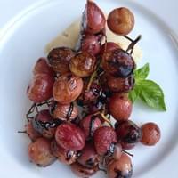 Roasted Grapes & Vegan 'Feta Cheese"