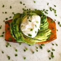 Avocado "Toast" on Sweet Potato