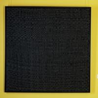 Noir songeur, 109x111 cm