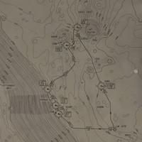 Dave Scott's Apollo 15 Lunar Surface-Used Contour Map Dave Scott's Apollo 15 Lunar Surface-Used Contour Map