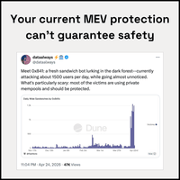 Your current MEV protection can't guarantee safety
