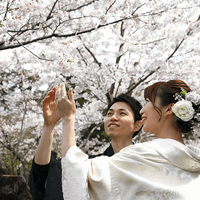春のウェディングロケーションフォト撮影 春のウェディングロケーションフォト撮影