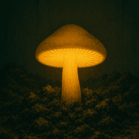 Glowing Mushroom in Manure Glowing Mushroom in Manure