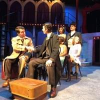 The cast of Cabaret at Oglethorpe University.