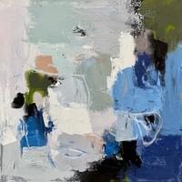 Blue Suede II - 20" x 20" Blue Suede II - 20" x 20"