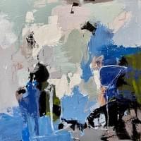 Blue Suede I - 20" x 20" Blue Suede I - 20" x 20"