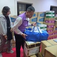 整理現場大量物資 整理現場大量物資