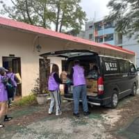 鄺文記集團協助運輸物資 鄺文記集團協助運輸物資