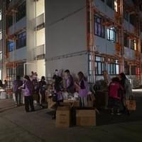 香港關懷力量義工分配物資 香港關懷力量義工分配物資