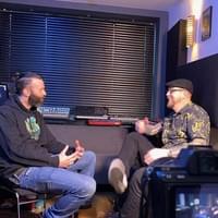 Lee Erinmez (right) interviewing Joel Stanely, CEO of Production Value