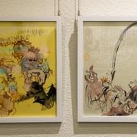 Cristina N. Paulos | Drawing, untitled 1 from Frigment series, 2011-2014 Mixed media on paper 11.5 x 8.5 inches  Drawing, untitled 2 from Frigment (Figment + Fragment) series, 2011- 2014 Mixed media on paper 11.5 x 8.5 inches Cristina N. Paulos | Drawing, untitled 1 from Frigment series, 2011-2014 Mixed media on paper 11.5 x 8.5 inches  Drawing, untitled 2 from Frigment (Figment + Fragment) series, 2011- 2014 Mixed media on paper 11.5 x 8.5 inches