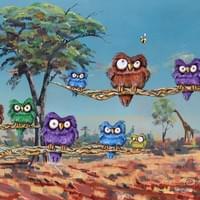 Resting Bird Face - Safari Resting Bird Face - Safari