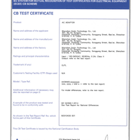 TUV CB Certificate TUV CB Certificate