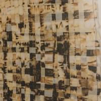 Ecaille sombre, 91x120 cm