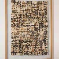 Ecaille sombre, 91x120 cm