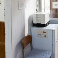 Installation view in Awashima Art Village, room-1, drying machine Installation view in Awashima Art Village, room-1, drying machine