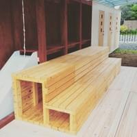 Tunnel Bench for the children Tunnel Bench for the children