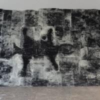 MALTAMIRA~cave of dream~(print) 2013 280cm x 430cm oil based woodcut on paper of lokta
