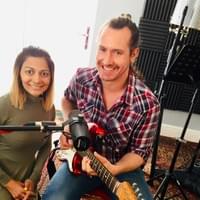 Amy with Jon Sudbury at their rehearsal for Amy’s Duet ‘Need You Here’!