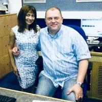 Amy with BBC Wales Host Alan Thompson after her LIVE interview!