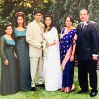 Amy & her family at her older sister Monica’s wedding!