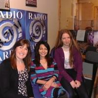Amy, Claire & Deborah after a very early LIVE performance of Amy’s Original songs on Radio Cardiff!