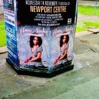 Posters for Amy’s album 'A Sin With Love’ advertised all over The UK!