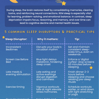 5 Common Sleep Disruptors and Practical Tips