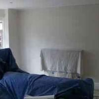 Full lounge redecoration. Cross lined feature wall Full lounge redecoration. Cross lined feature wall