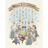 クリスマスの夜に(使用ツール:鉛筆, Fire Alpaca) クリスマスの夜に(使用ツール:鉛筆, Fire Alpaca)