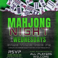 Mahjong Night Wednesdays Mahjong Night Wednesdays