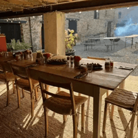 An option for outdoor dining An option for outdoor dining